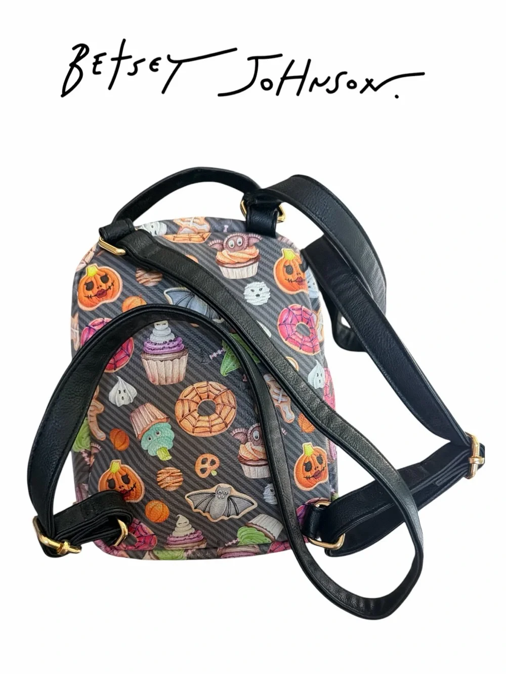 Betsey Johnson XOBAYBEE Mini Halloween Pattern Backpack